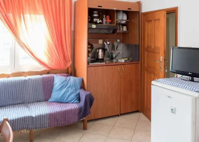 Esthir S Guest House- Sea View דירה Naxos City